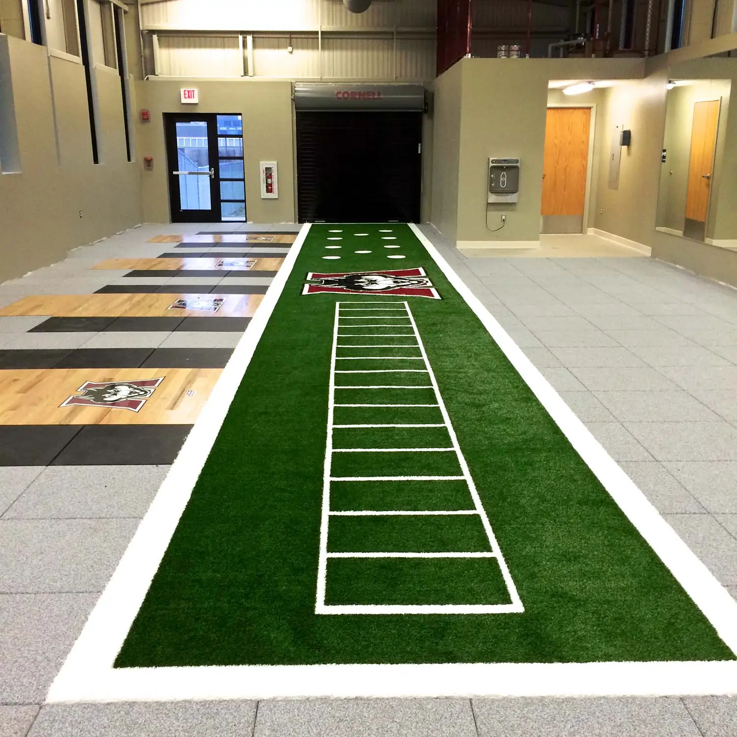 Athletic turf installation from SYNLawn