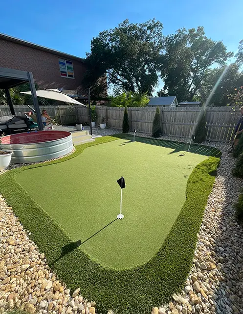 Backyard turf from SYNLawn