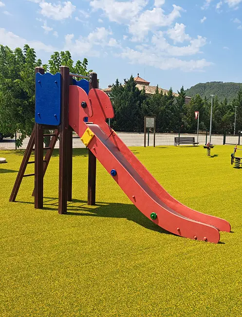 Artificial grass play ground installation from SYNLawn
